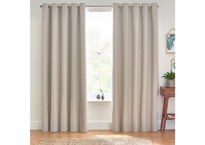 Dawn (Blackout) Eyelet, Linen - Ready Made Curtains - Image 7
